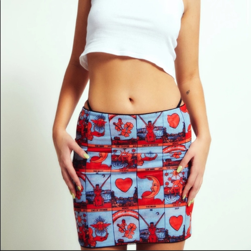 Miaou Mini Moni Skirt in ‘Tarot’